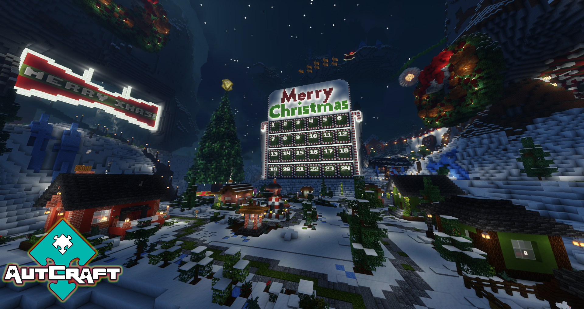 The Autcraft Christmas Village